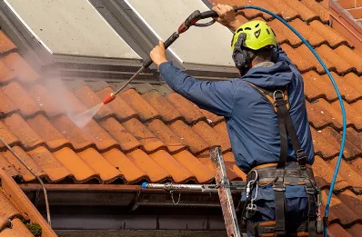 Démoussage et hydrofuge de toiture à Rougeux